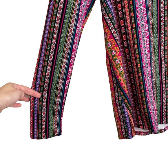 Show Me Your Mumu John Bell Sweater Size Medium Top Colorful Stripe Long Sleeve - Picture 3 of 7